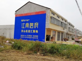 武夷山农村墙体广告在不同形式上面展现的不同特色